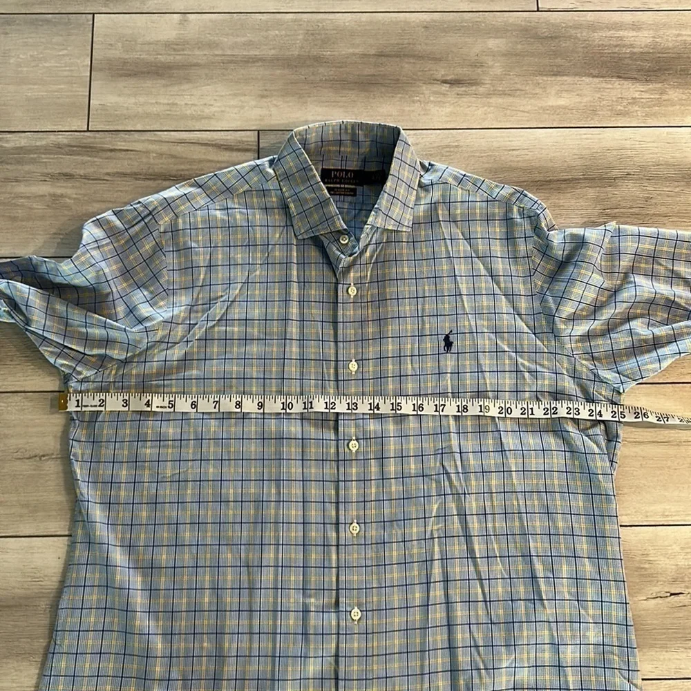 POLO Ralph Lauren classic fit 100% cotton stretch size large mens button down